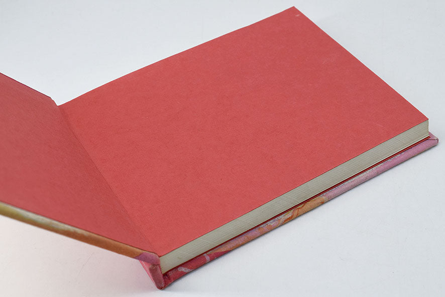 Painted Floral Hardbound Notebook A6 Landscape, Set of 2