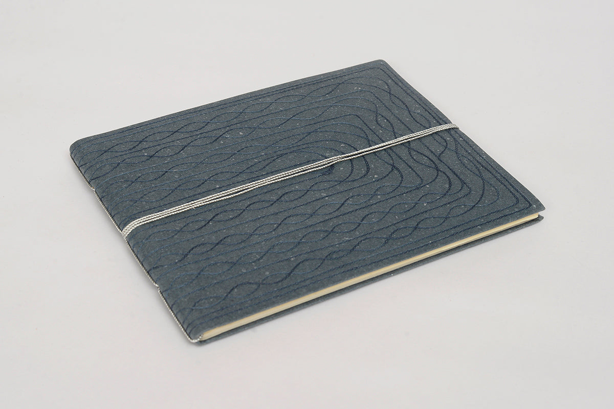 Mica Paper Bahi Embroidery Scrapbook, 8x10, Blank Pages