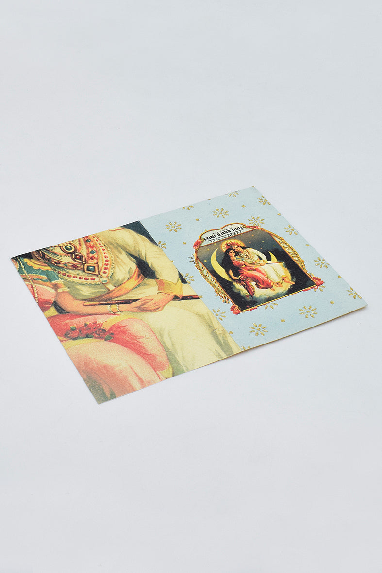Textile Lable Printed Assorted Greeting Cards & Envelopes, Set of 6, 4x6