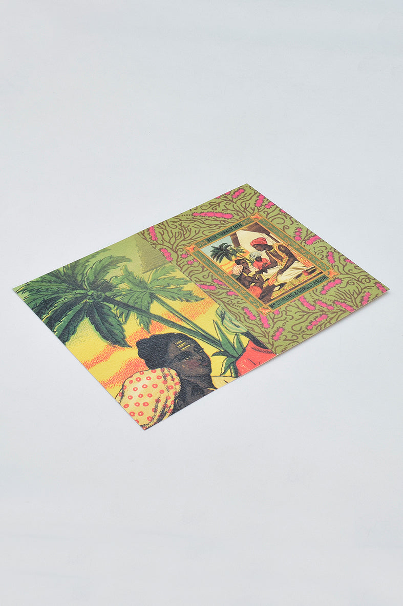 Textile Lable Printed Assorted Greeting Cards & Envelopes, Set of 6, 4x6