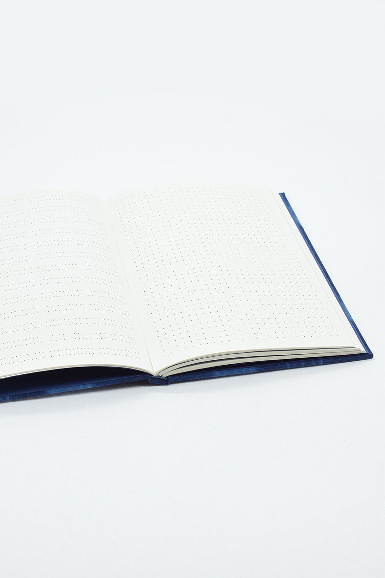 Shibori Radial pattern Full bound book, A5, Assorted ruling pages