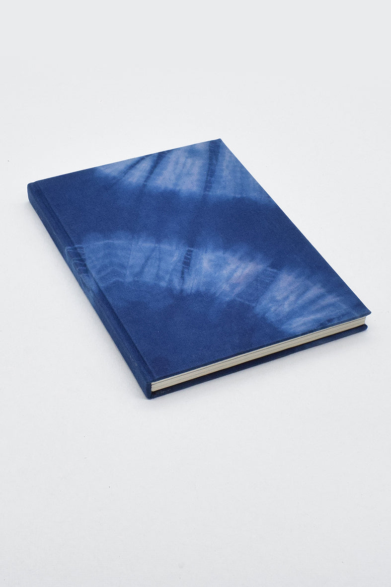 Shibori Fan Pattern Full Bound Notebook, A5, Assorted Ruling Pages