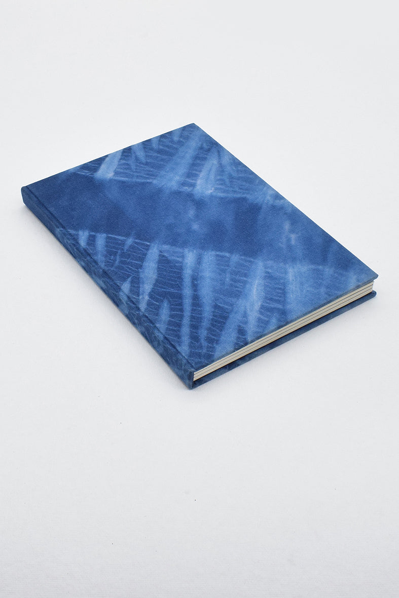Shibori Diagonal Pattern Full Bound Notebook, A5, Assorted Ruling Pages