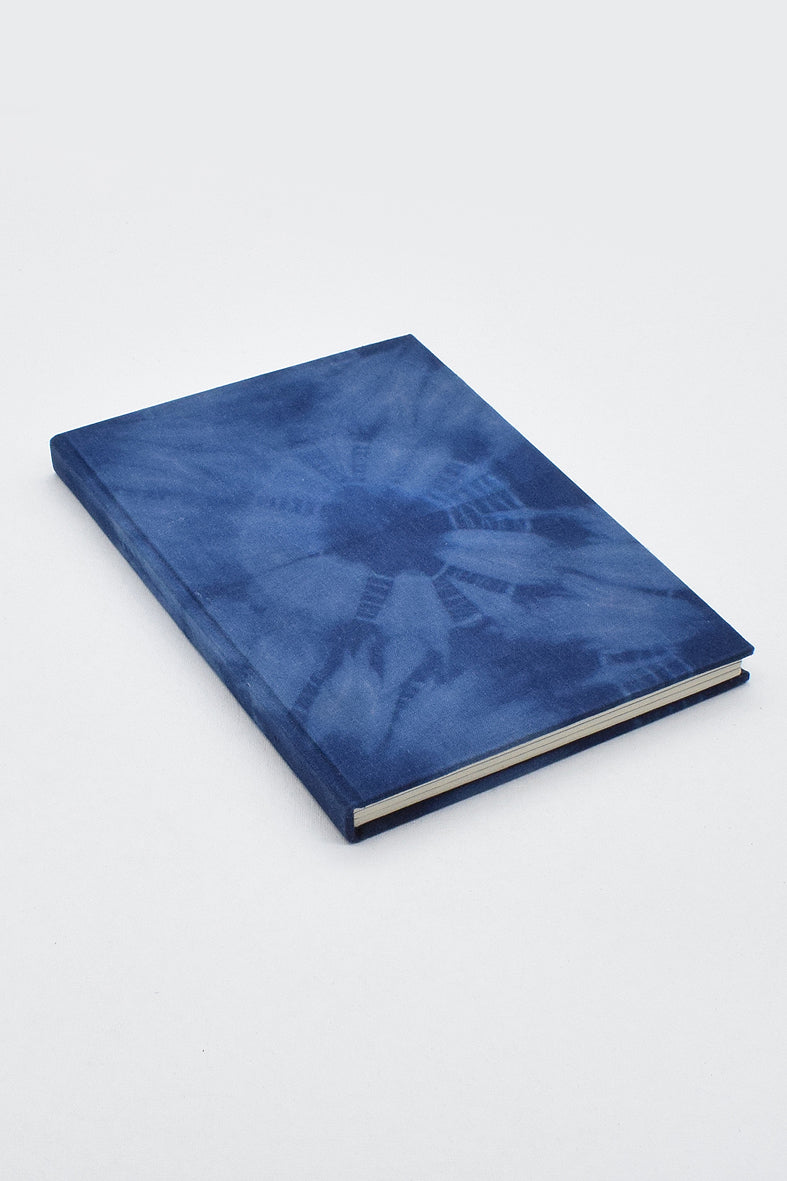 Shibori Radial pattern Full bound book, A5, Assorted ruling pages