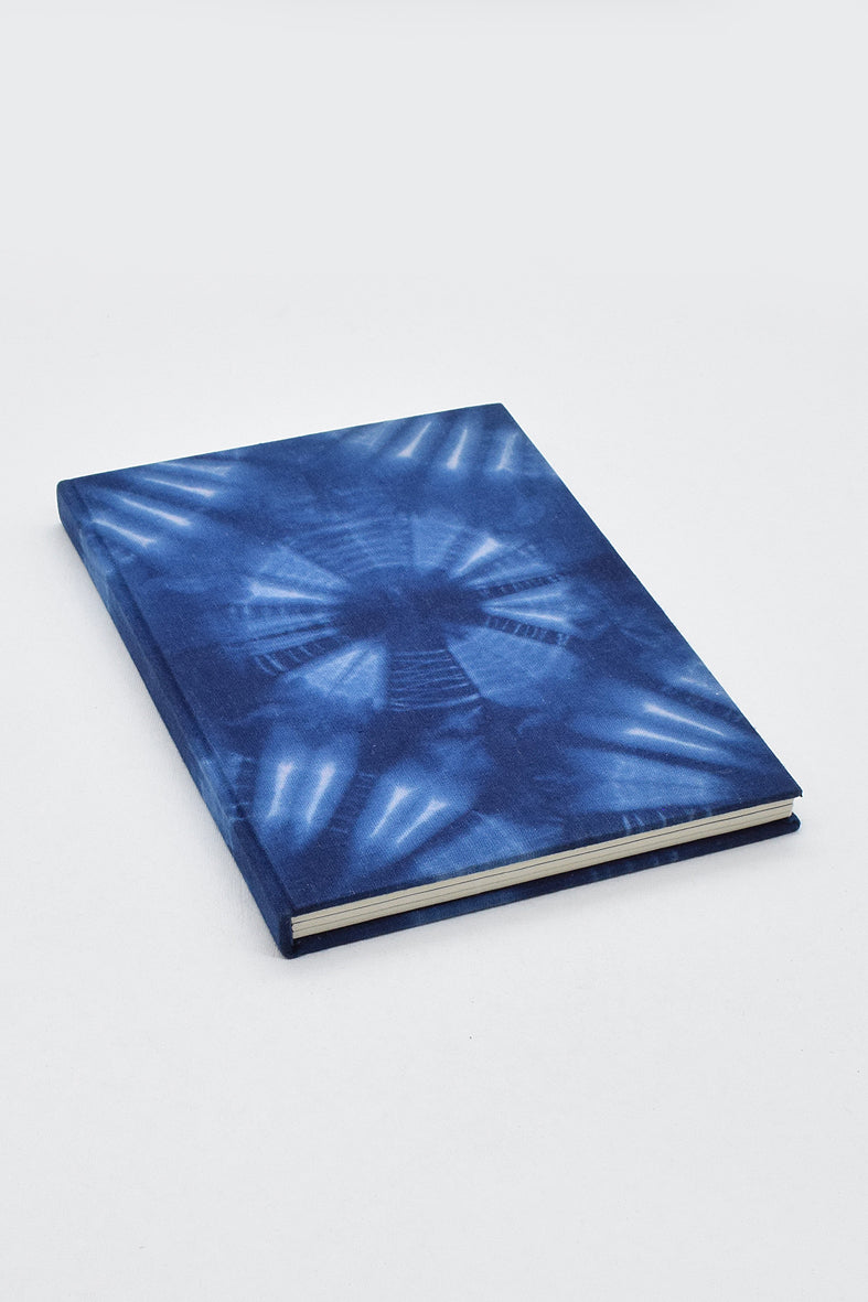Shibori Radial pattern Full bound book, A5, Assorted ruling pages