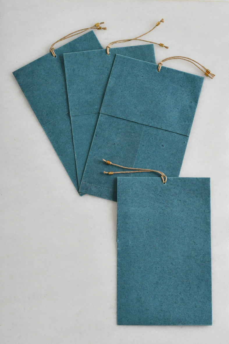 Waxed Banana Paper Gift Enclosures, Set of 4, 10x6.5