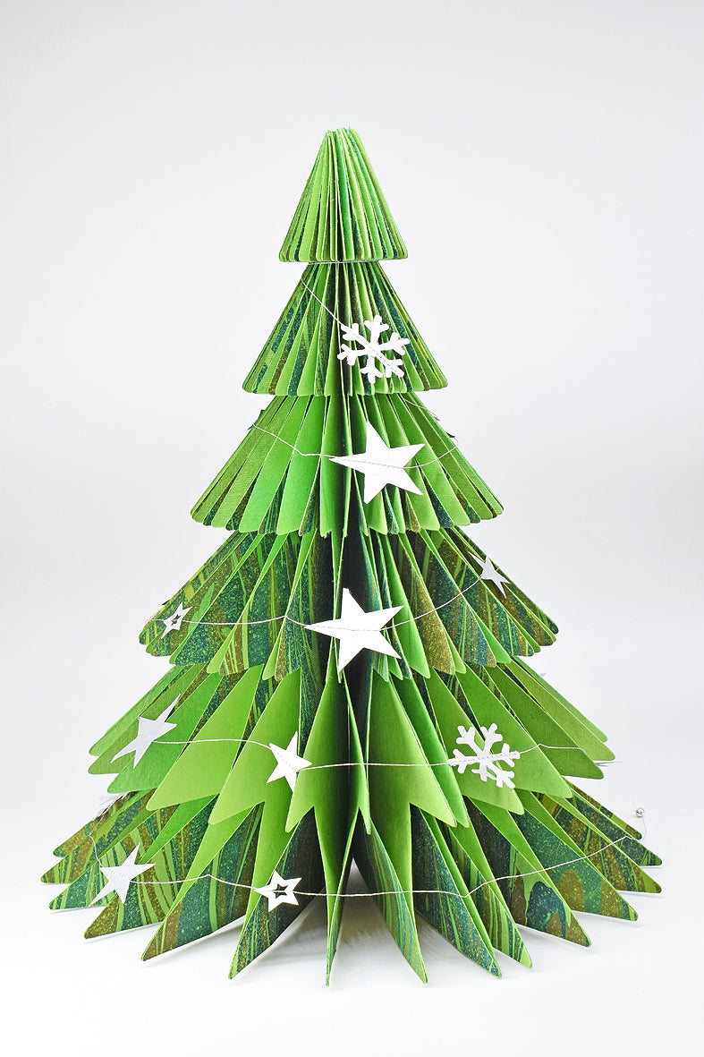 Assorted Snowflakes & Stars on a String Garland, Set of 2