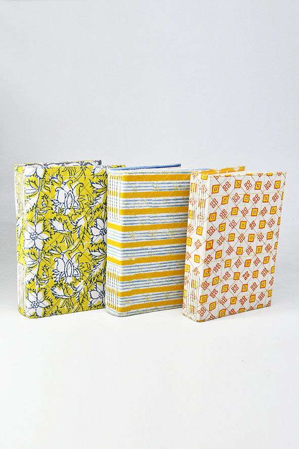 Yellow Summer Print Cover Blank Pages Journal Notebook Online