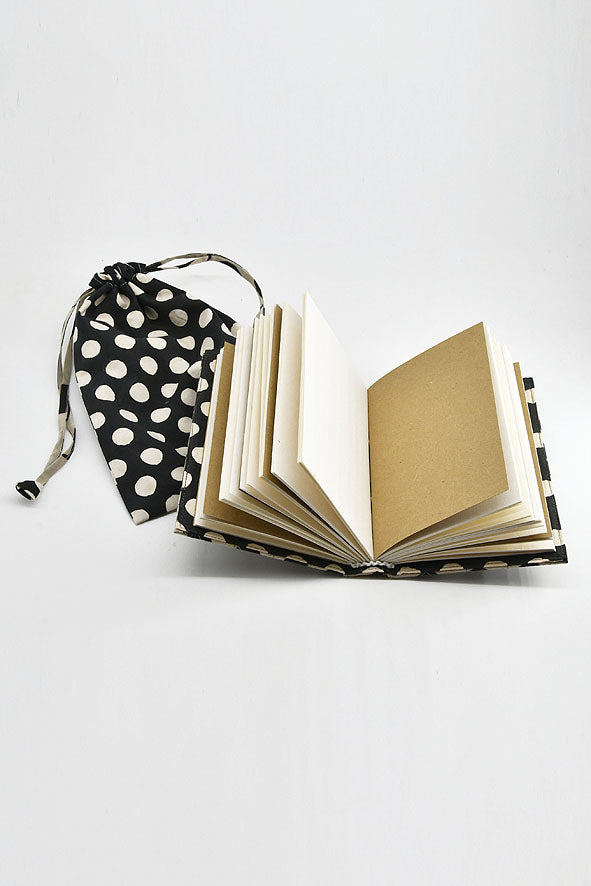 Summer Print Cover Coptic Stitch Notebook, 6x4