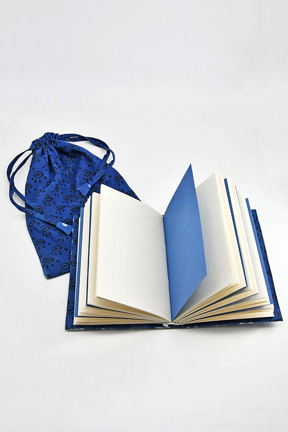 Summer Print Cover Coptic Stitch Notebook, 6x4