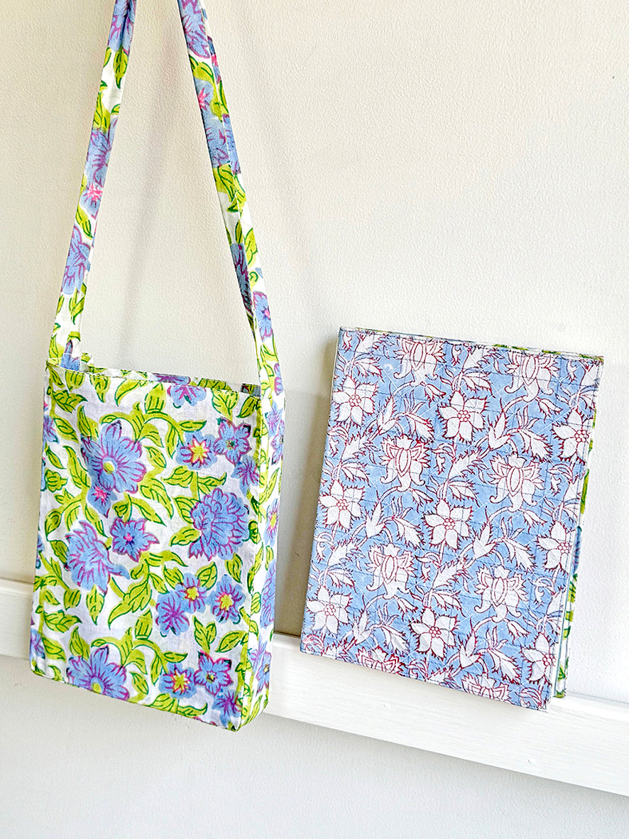 Purple Quilted Cover Coptic Stitch Journal Notebook With Bag Online