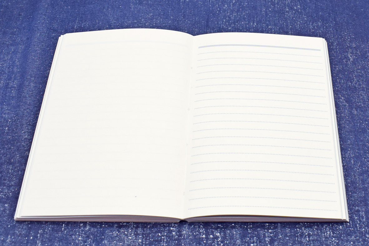 Notebooks Qissa Kahani, Fairies Hand Painted Slip Cover, 20X12 Blank pages insert + Extra Notebook Ruled Pages