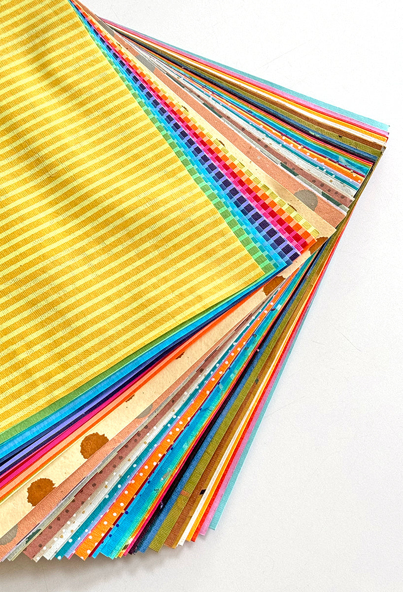 A6 A4 A5 Unicolour Pack Assorted Tonal Handmade Paper Online