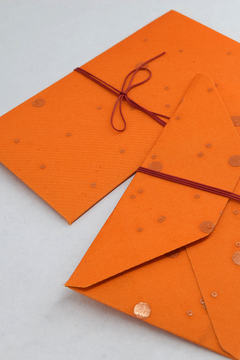 Organza Fabric Gift Envelope, Set of 4, 19x10
