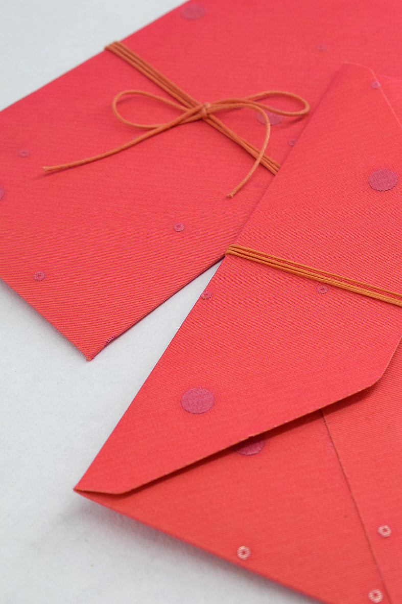 Organza Fabric Gift Envelope, Set of 4, 19x10