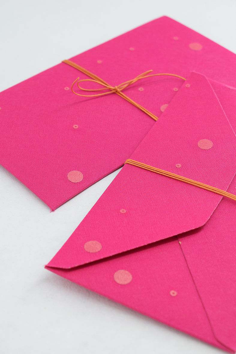 Organza Fabric Gift Envelope, Set of 4, 19x10