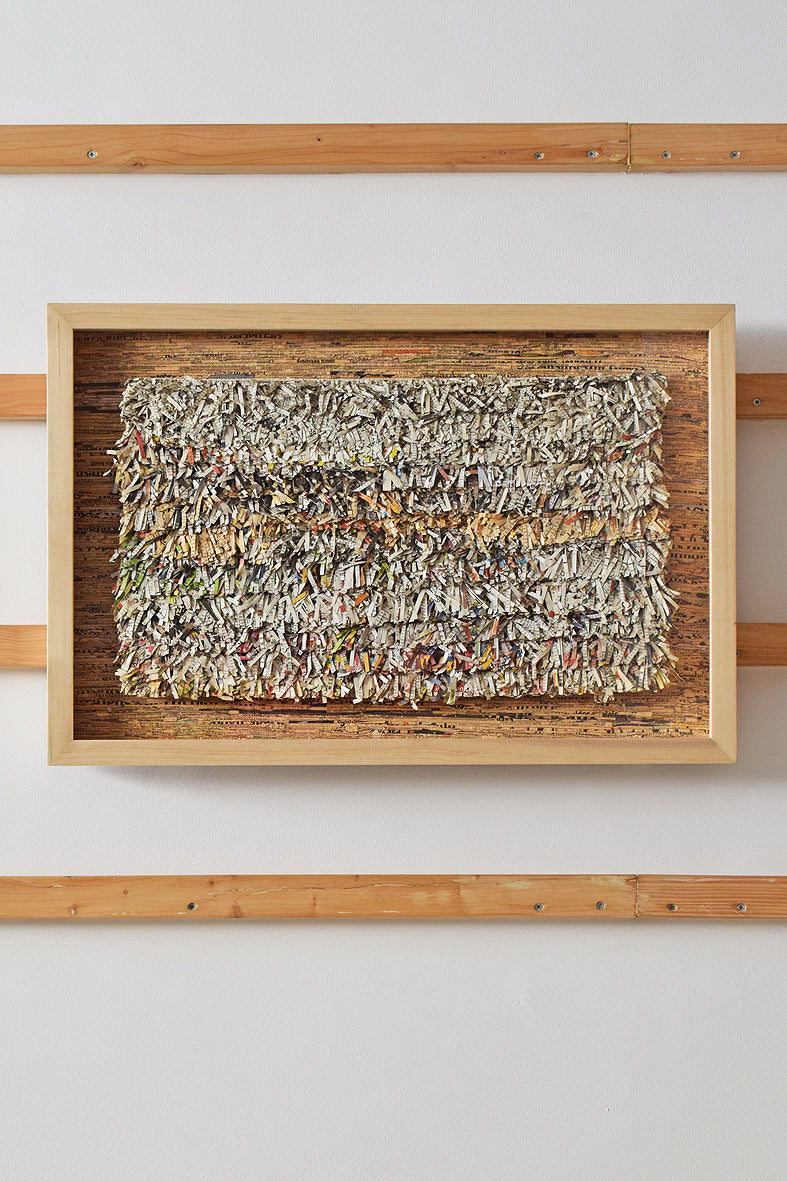 Paper Fringes Weave Framed Wall Art Online 27x18