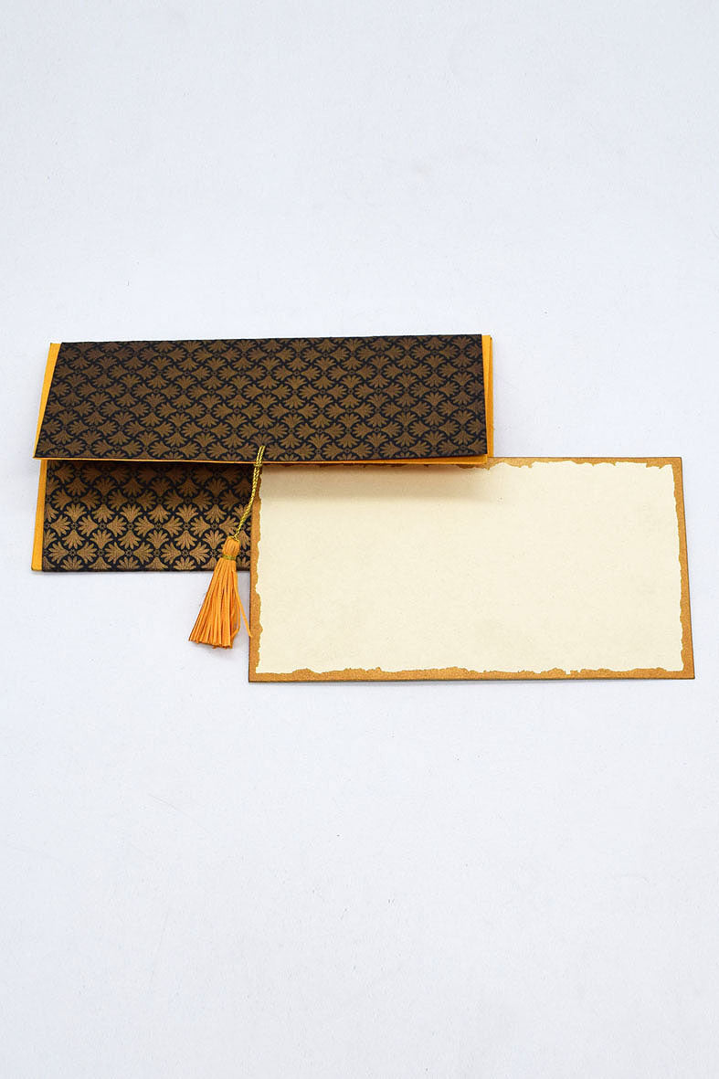Four Petal 4 Way Handmade Paper Money Gift Envelope with Card Online