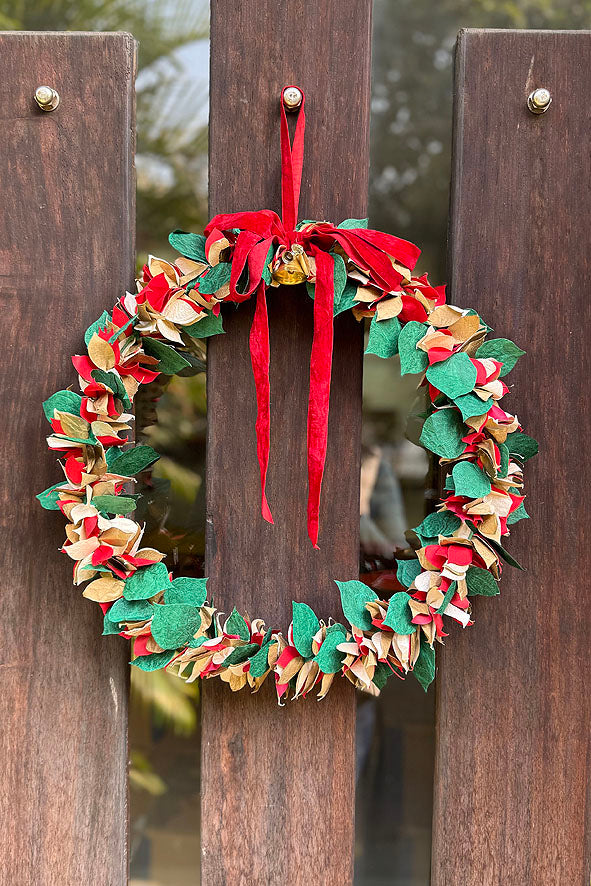 Paper Wreath Décor Hanging, 13.75