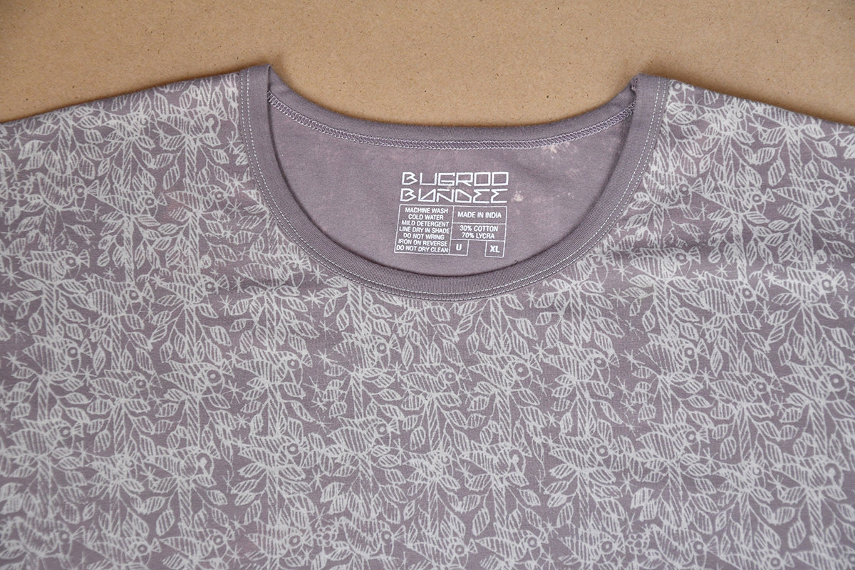 Rosewood Folk Birds Tonal Unisex T-Shirt