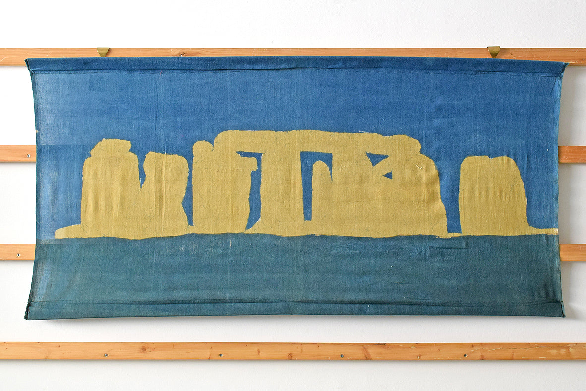 Stonehenge Natural Dye Painting Wall Art Hanging Online