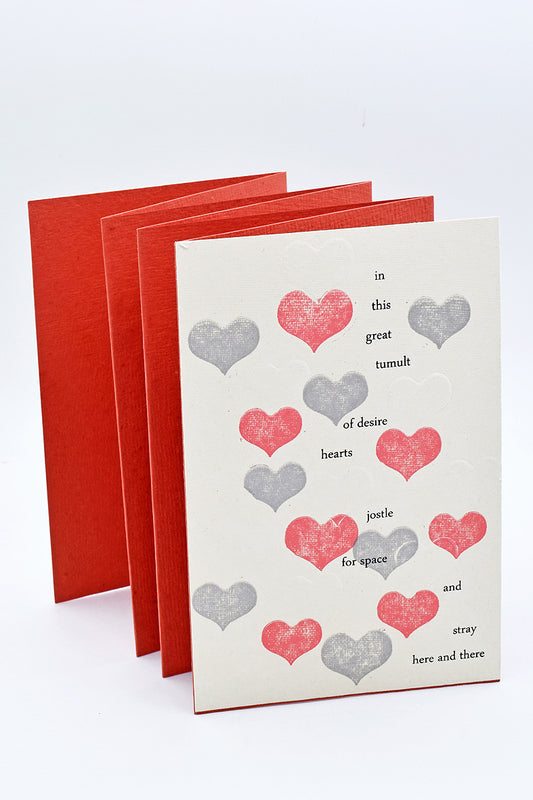 Tumult Love Exchange Concertina Valentine's Day Cards Online