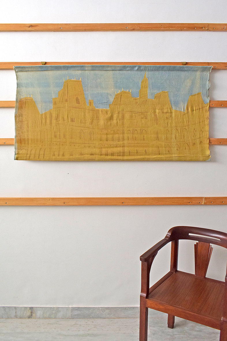 Louvre Natural Dye Painting Wall Art Hanging Online