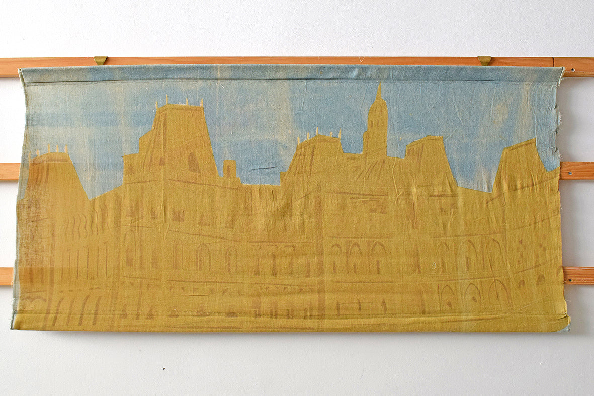 Louvre Natural Dye Painting Wall Art Hanging Online