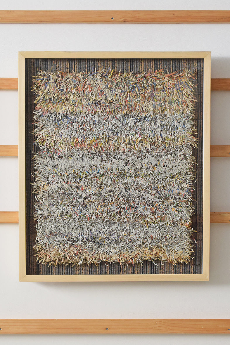 Paper Fringes Weave Framed Wall Art Hanging Online