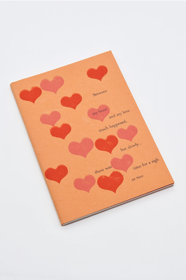 Love Shairi Heart Print A6 Blank Pages Journal Notebook Pair Online