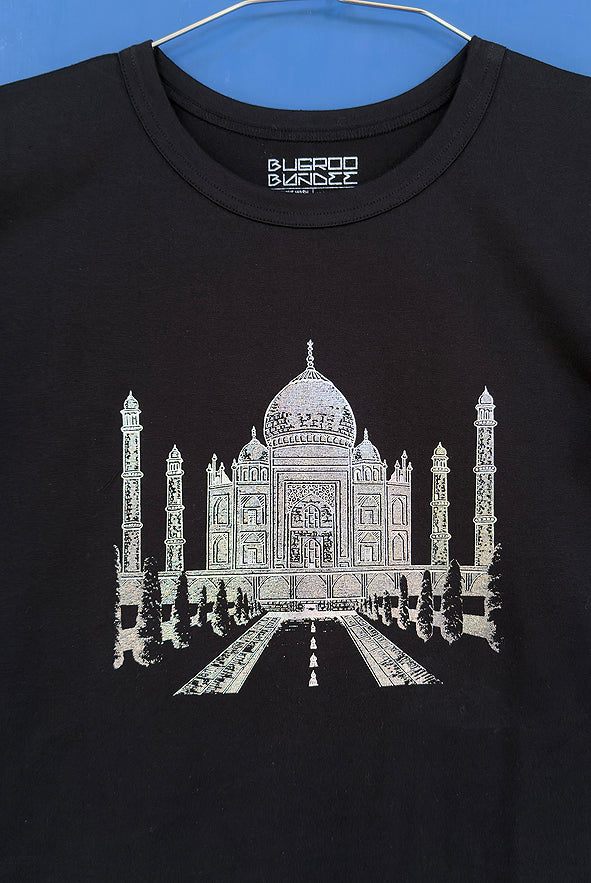 Taj Mahal Drawing, Cities & Places Unisex T-Shirt