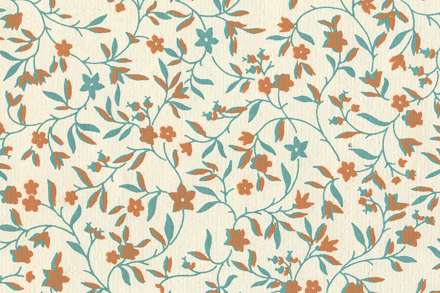 Flower Vine Ditsy Handmade Paper