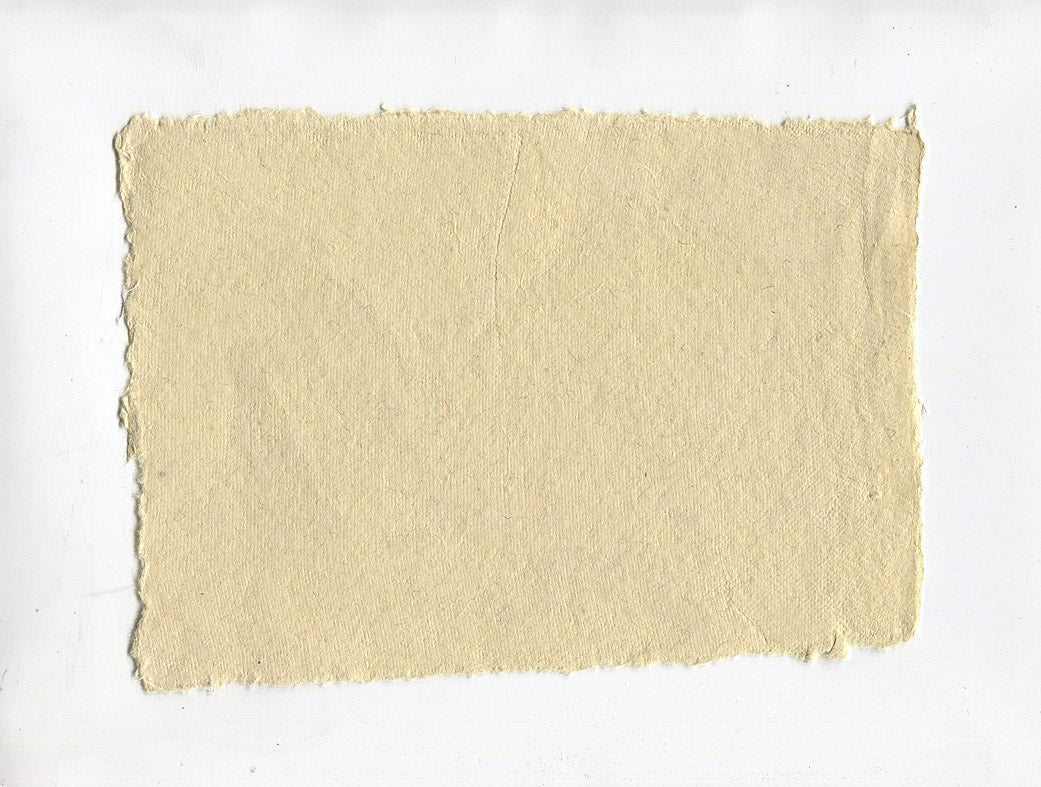 Sulphur Deckle Edged Cotton Rag Handmade Paper Online