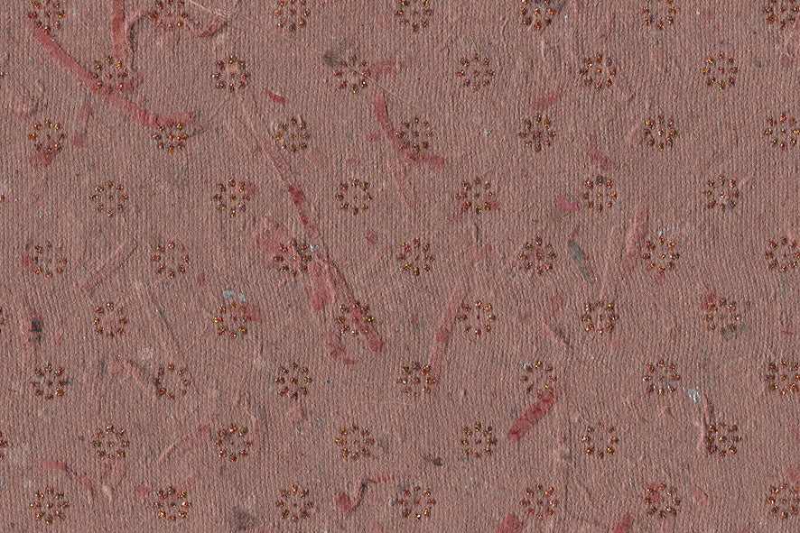 Floret Star Copper Handmade Printed Paper Online
