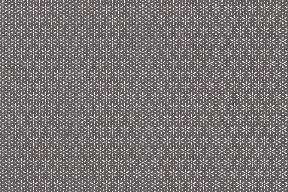 Snow Grid Print Cotton Rag Handmade Paper