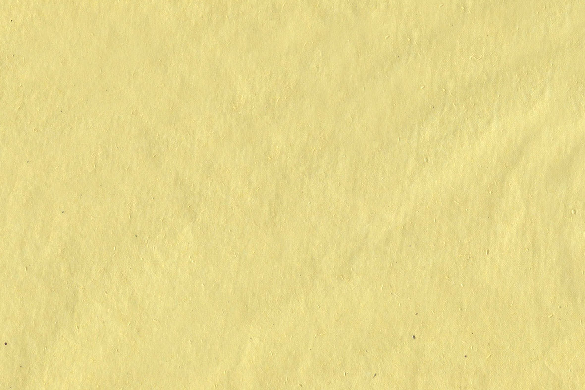 Citrus Yellow Banana Fibre Tissue Texture Handmade Paper Online