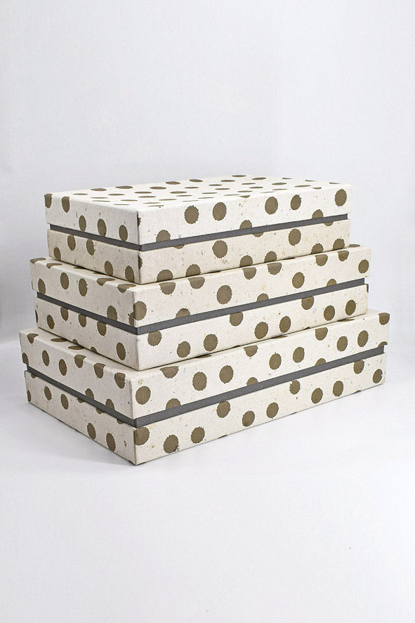 Ink Blots Rectangular Inset Gift Box