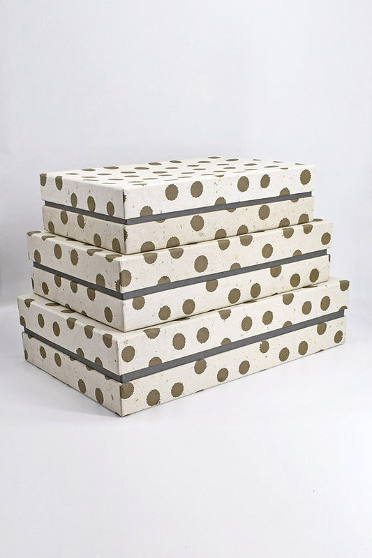 Ink Blots Rectangular Inset Gift Box