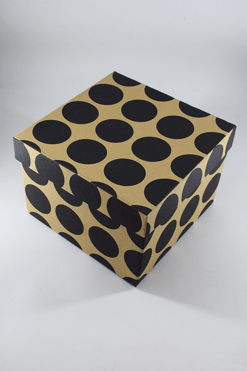 Large Dots Square Box