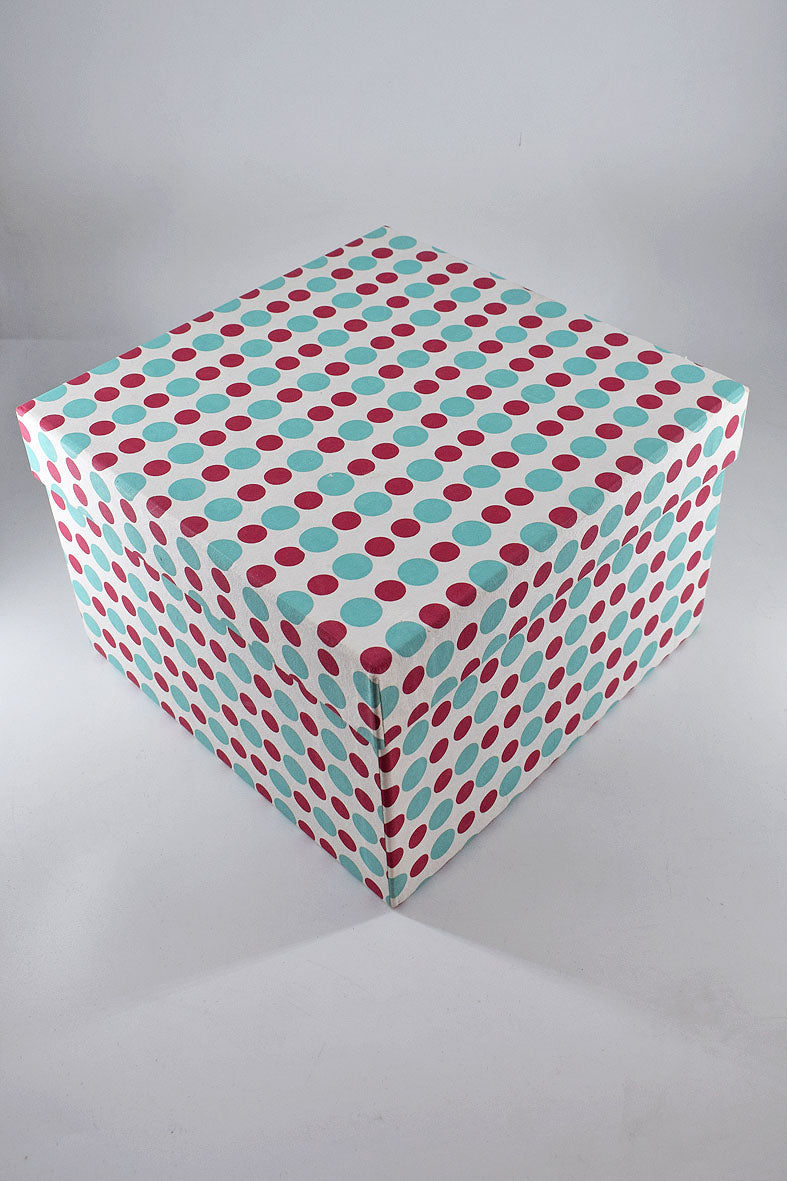 Polka Dots Curtain Square Box