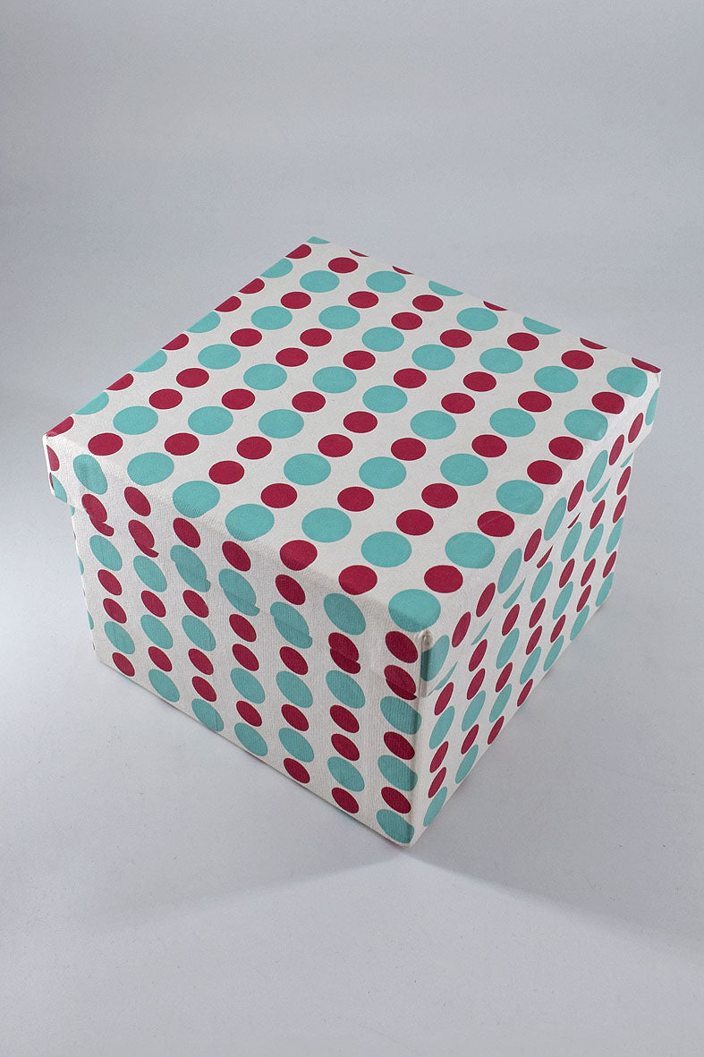 Polka Dots Curtain Square Box