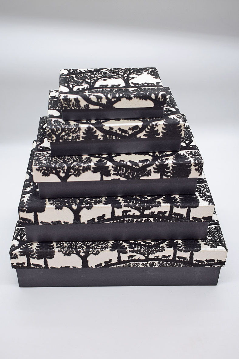Forest Rectangular Printed Handmade Paper Gift Box Online
