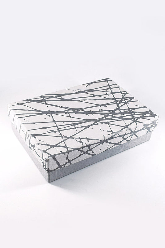 Swash Print Rectangular Gift Box