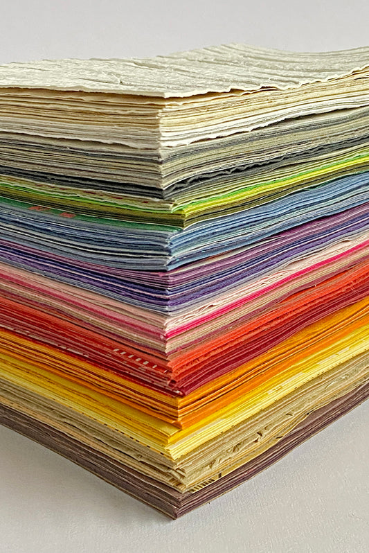 Tonal Handmade Papers Kit, Set of 36 assorted, A4, A5, A6