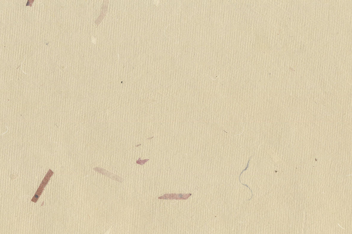 Beige with Pink Mixed Chips Handmade Paper