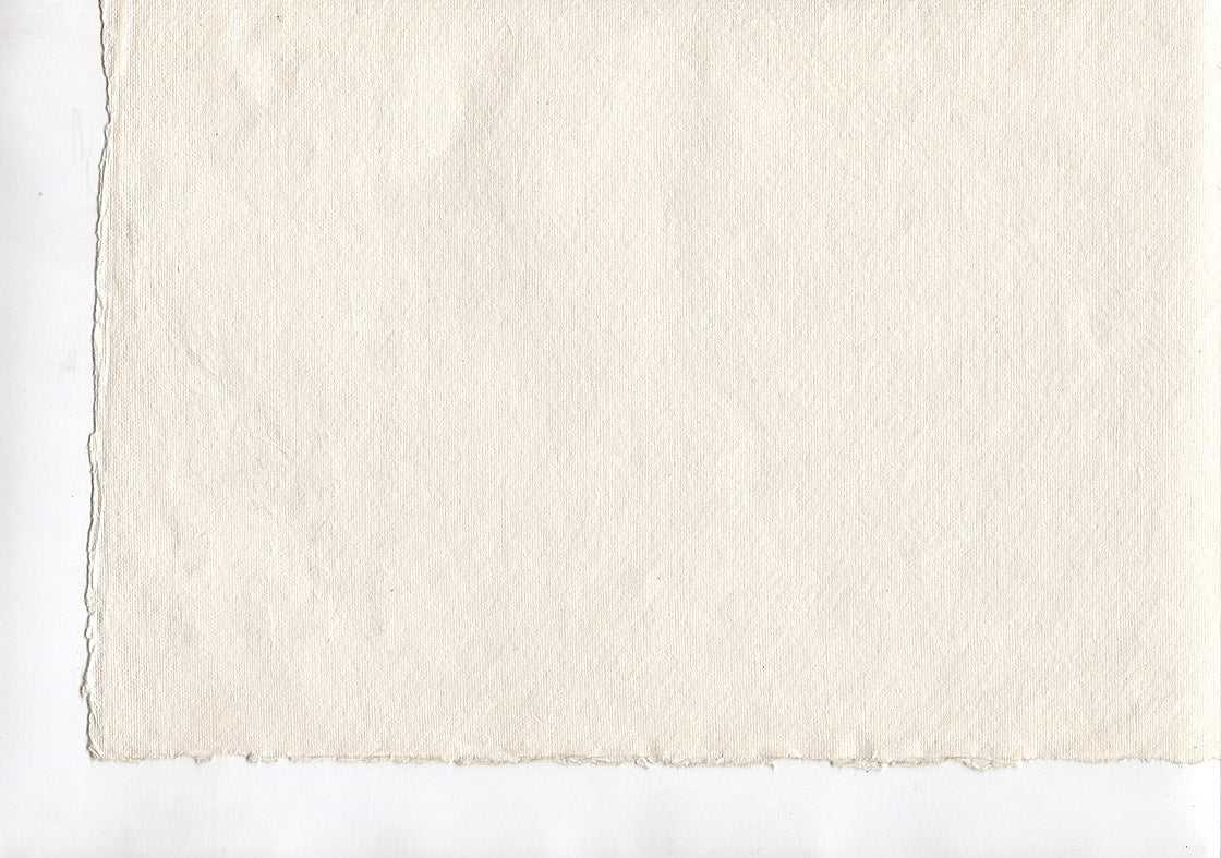 Ivory White Deckle Edged Artists' Paper 70-125gsm, Set of 20