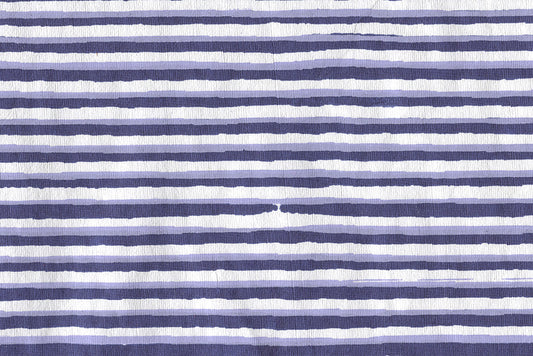 Stripes & Underscore: Navy & Lilac on White Handmade Paper ~100gsm Set of 5 56x76cm each