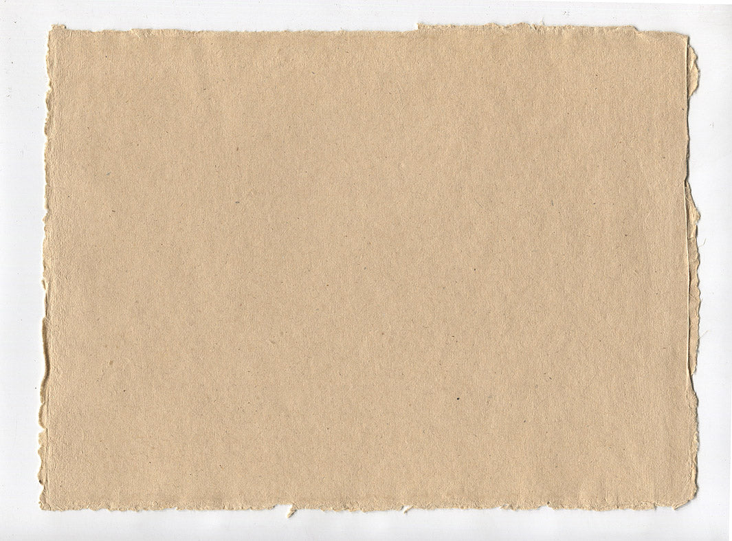Amber Deckle Edged Cotton Rag Handmade Paper Online