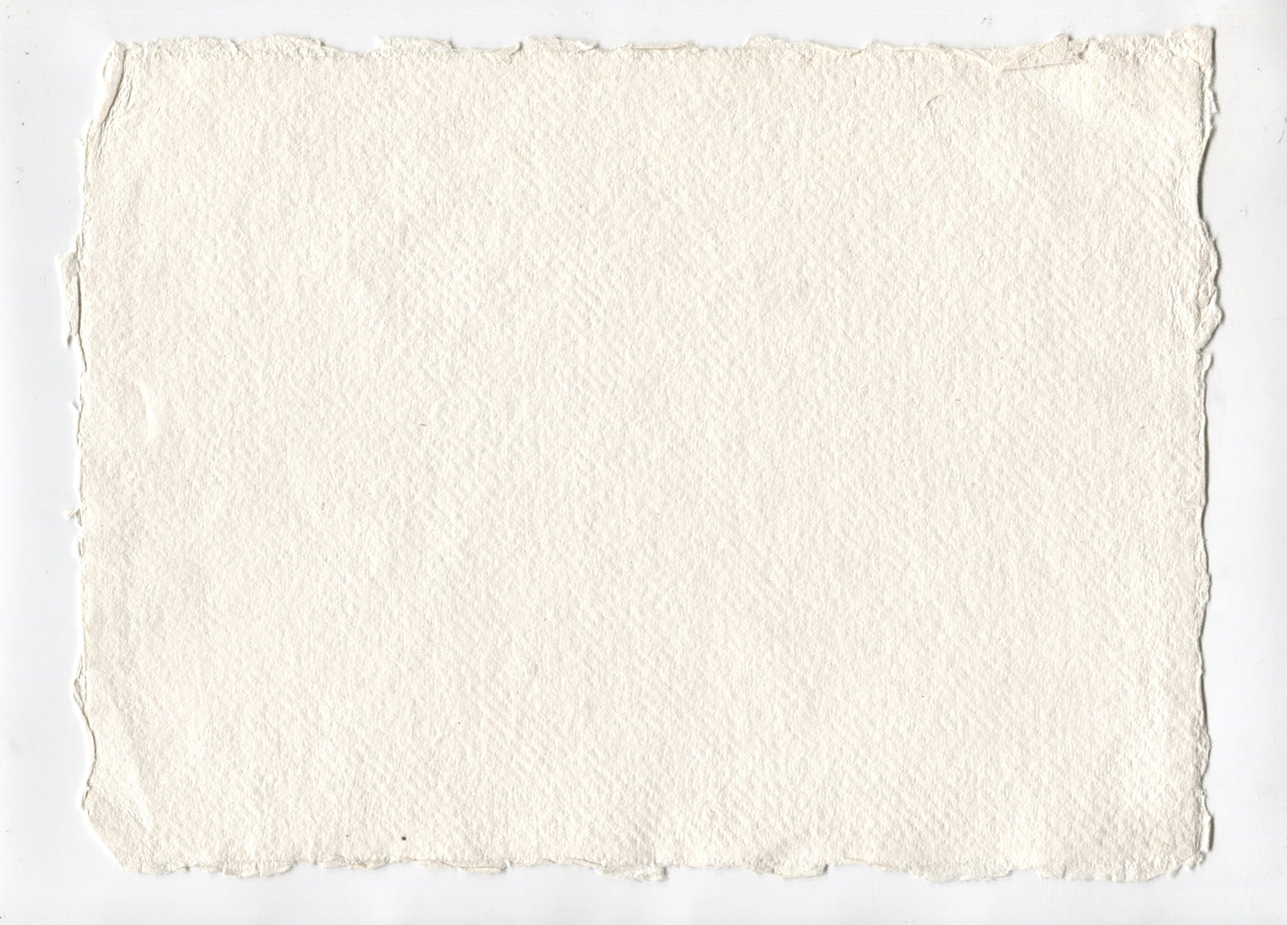 Warm White Deckle Edged Artists' Paper 180-275gsm, Set of 20