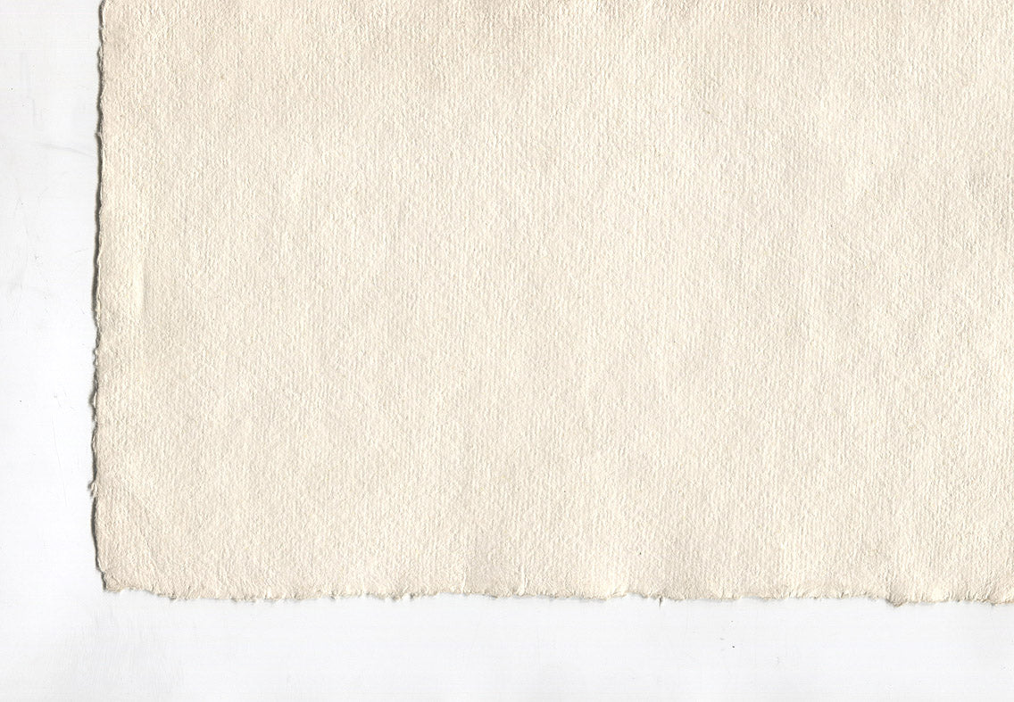 Antique White Deckle Edged Cotton Rag Handmade Paper Online
